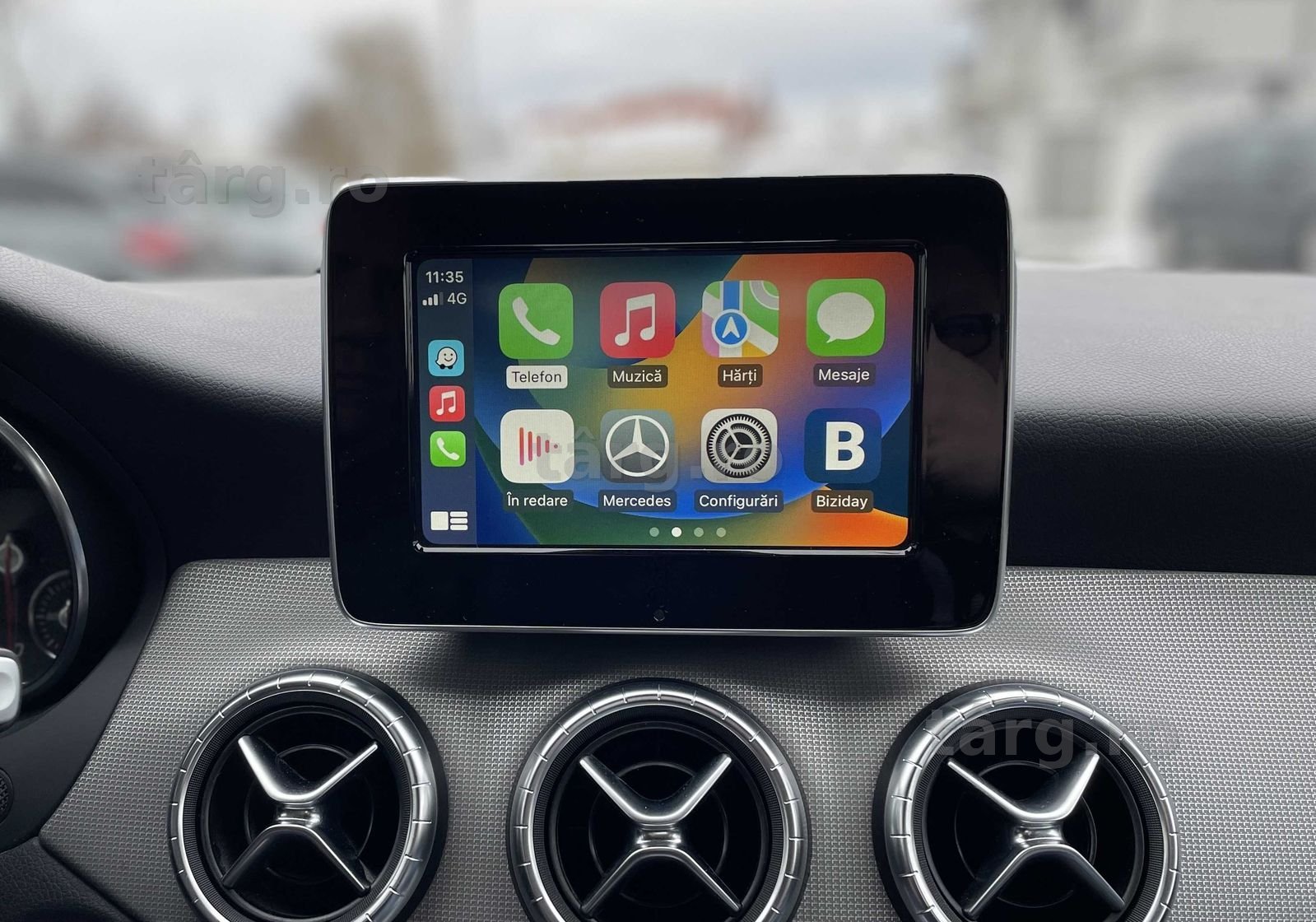 Apple Carplay Android Auto pentru Mercedes-Benz Clasa A B CLA GLA SLK