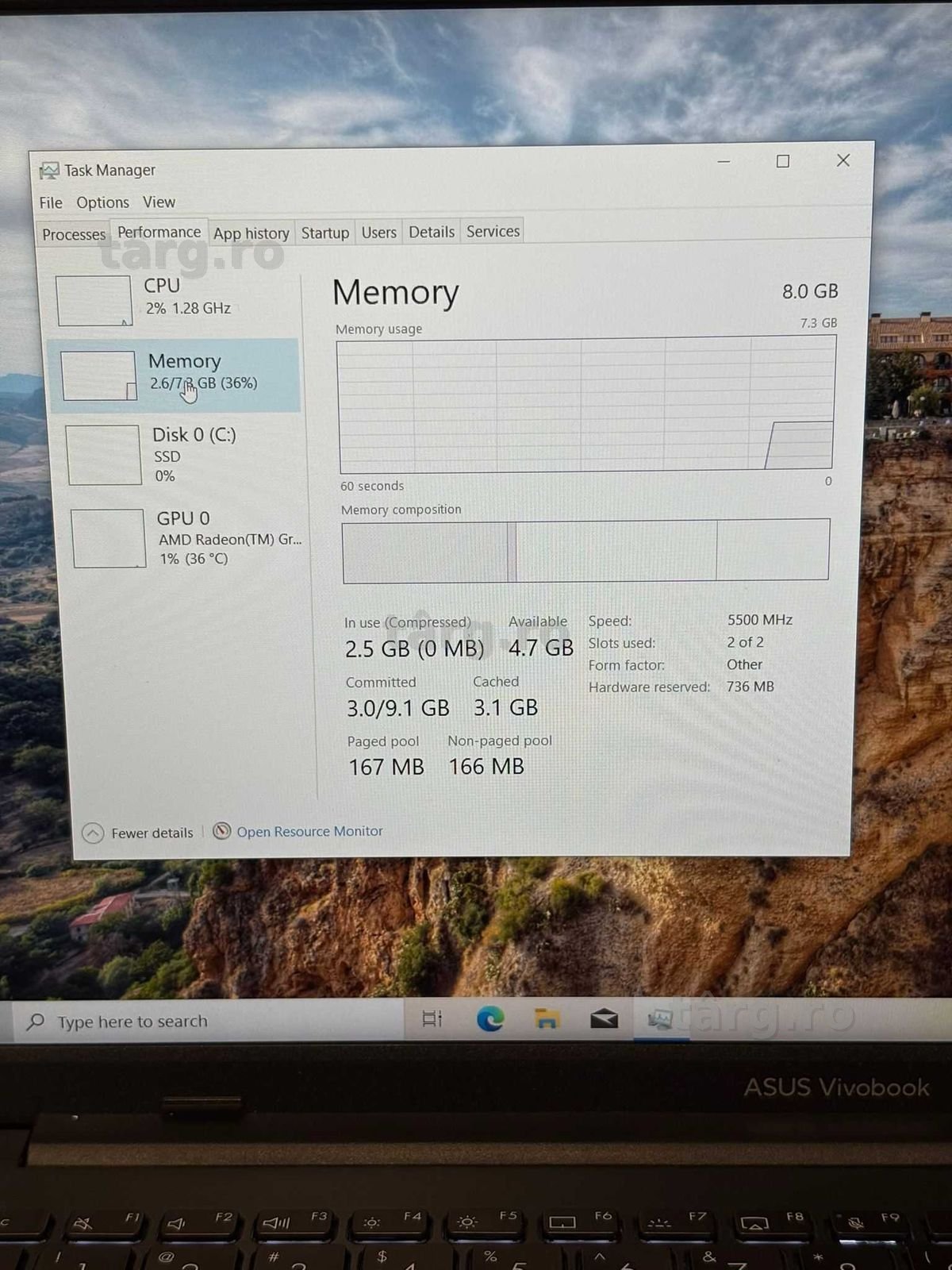 Hope Amanet P10/LAPTOP ASUS VIVOBOOK GO14/15 RYZEN 3 7320U 3