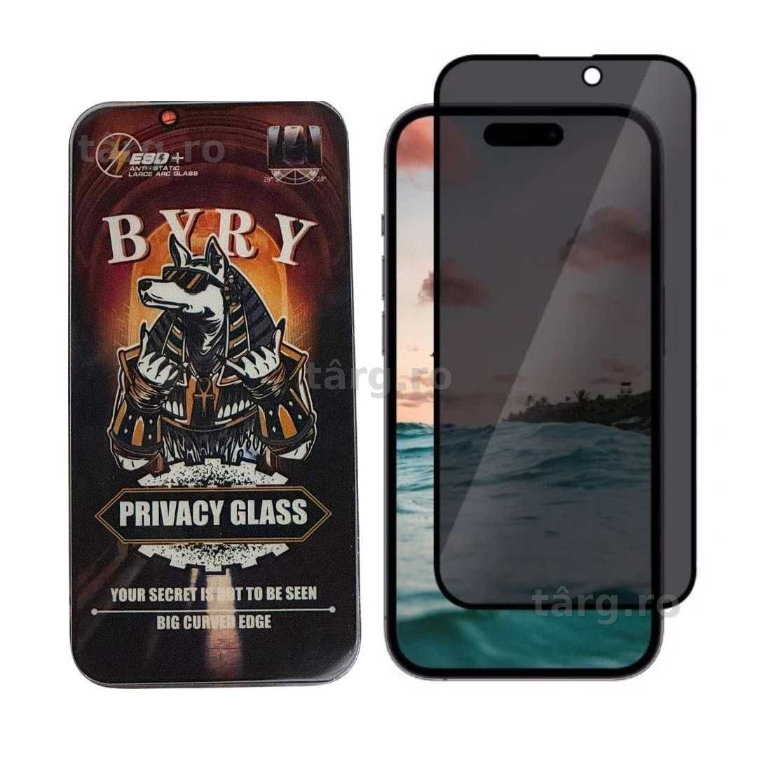 Folie Privacy iPhone 14, 14 Pro, 14 Plus, 14 Pro Max - Montaj Gratuit 2