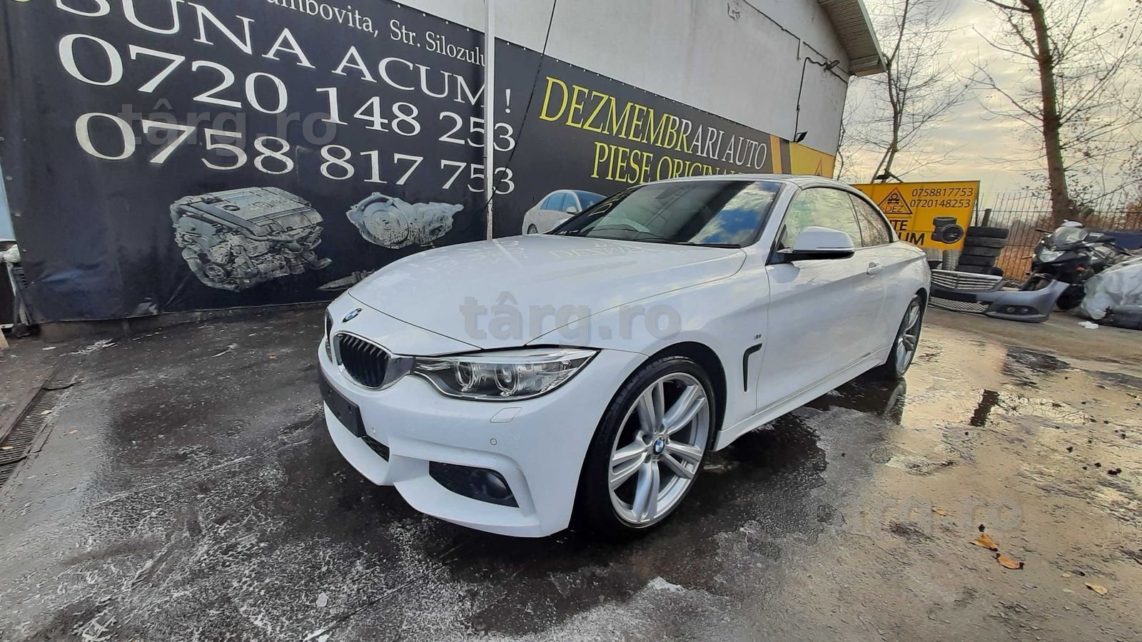Dezmembrez bmw seria 4 cabrio F33 420D n47 m-pack/bara fata m/capota/