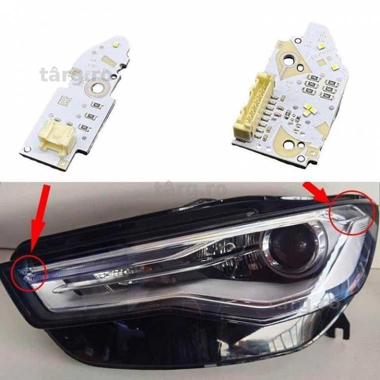 Modul led NOU Drl stanga dreapta lumini de zi daylight Audi A6 C7 anii 2014-2018