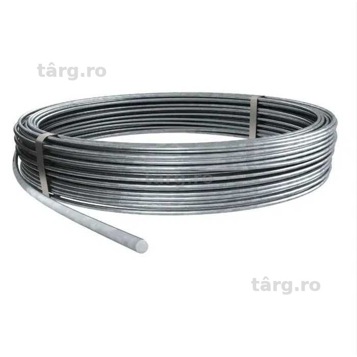 Conductor rotund otel zincat pentru coborare 10 mm