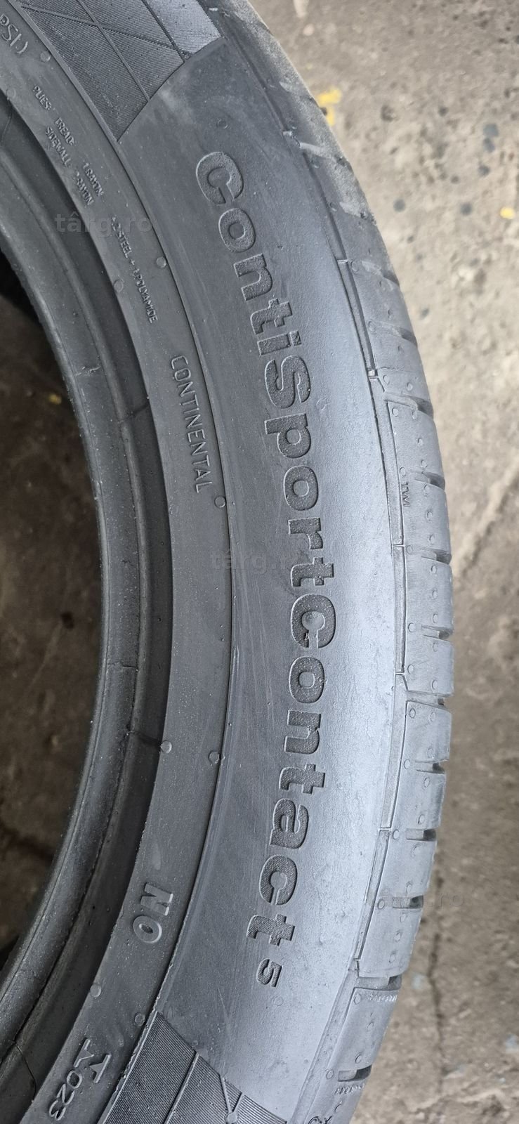 4 anvelope vara Continental,fata 245/50/18,spate 275/45/18.Pret/bucata 6