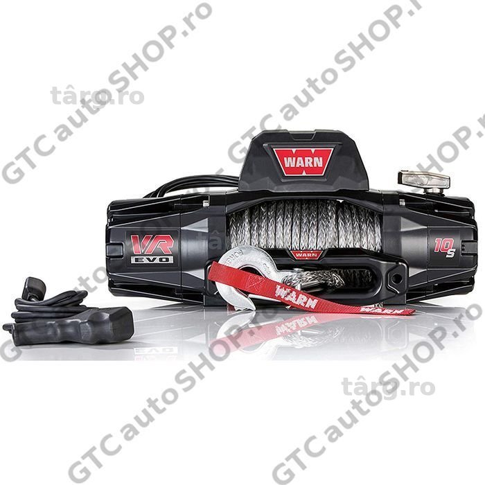 troliu warn vr evo 10s cablu sintetic