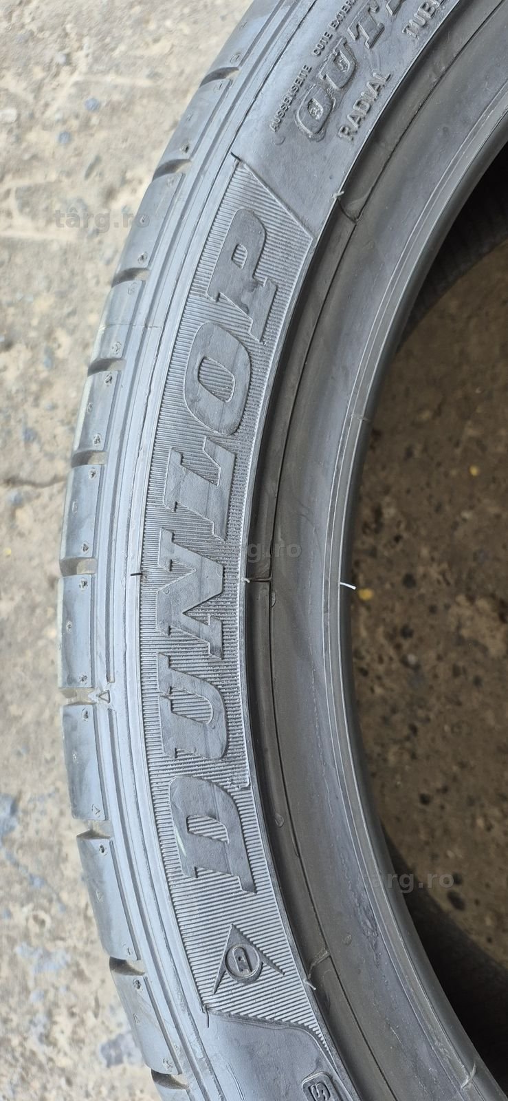 4 anvelope vara Rft Dunlop,fata ca noi 245/40/19,spate noi 275/35/19.Pret/bucata. 3