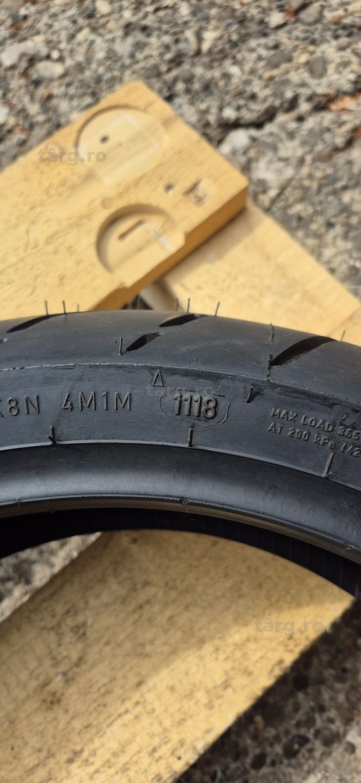 O anvelopa moto noua Dunlop 190/50/ZR17 M/C,dot 2018. 7