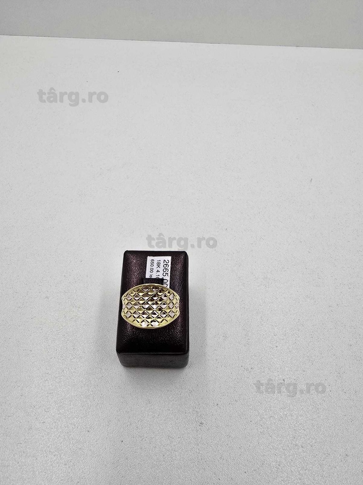 Inel aur 18K 4.10gr (Ag25 Belvedere B.43290.1-Garantie 2 Ani! 3