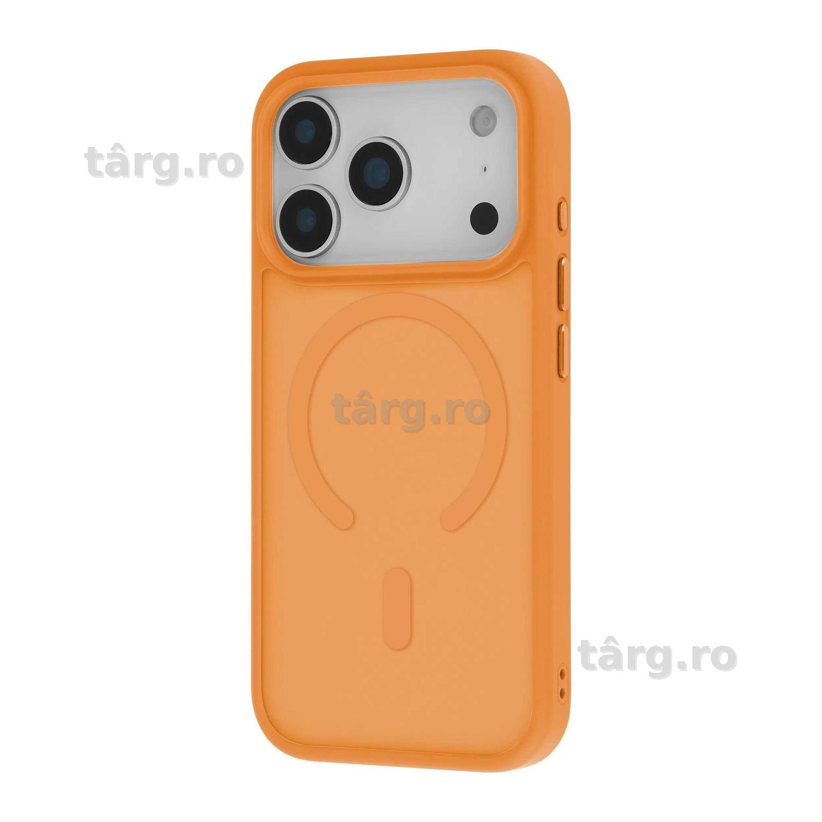 Husa MagSafe Orange - Spate Mat Fumuriu - iPhone 17 Pro 3