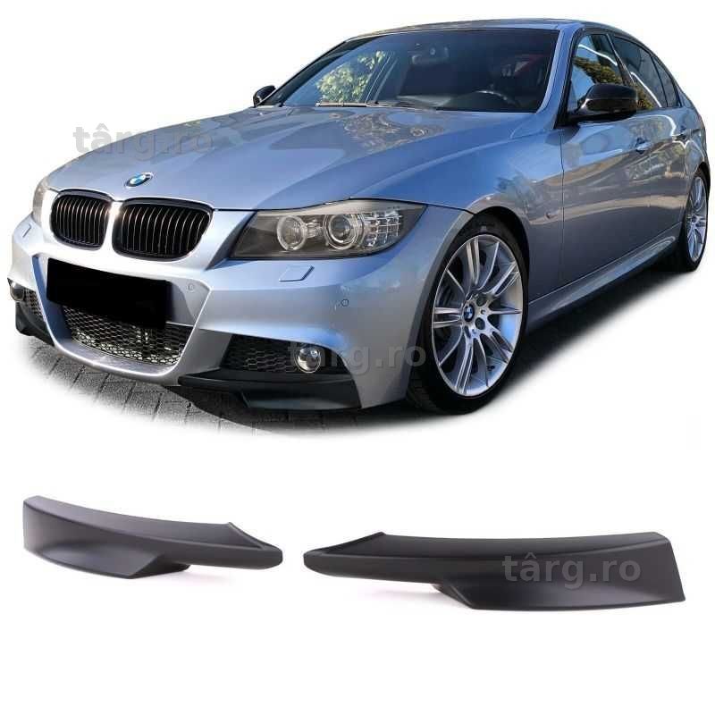 Splitter fata BMW E90 LCI intre 2008-2011 la bara M-tech negru mat