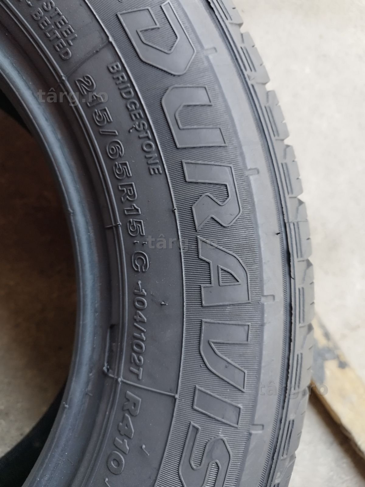 4 anvelope de vară(ca noi) Bridgestone Duravis 215/65/15C dot2018 4