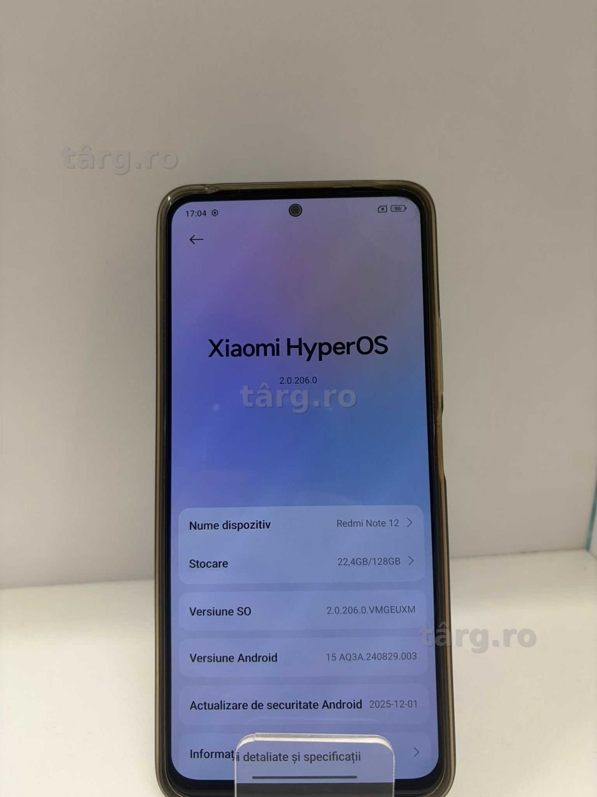 Xiaomi Redmi Note 12 4/128Gb (ag49 Esplanada b.8642) Garantie 2 ani!