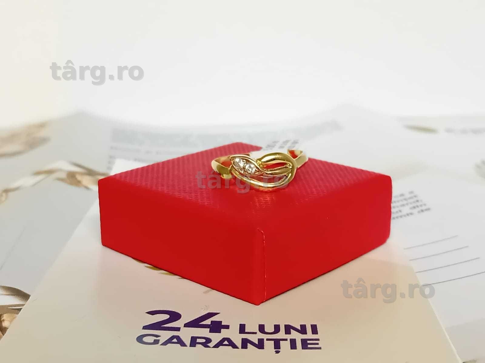 Inel aur 14k[Tomesti-b:32723.1]-Garantie 2ani! 3