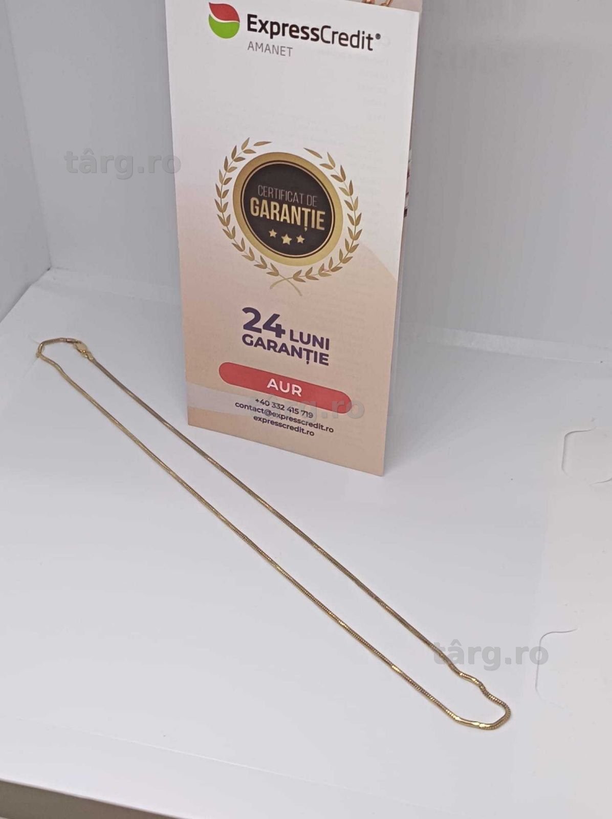 Lant Aur 14K 3.94g (Ag4 Dacia B.52376.1) Garantie 2 ani