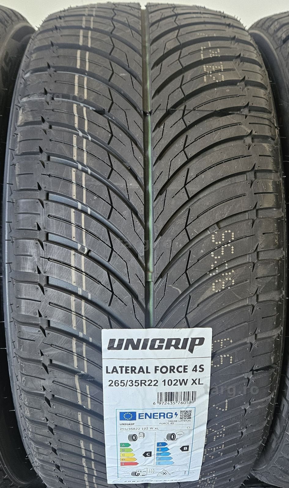 265/35 R22 102W XL UNIGRIP (Gripmax)Anvelope Mixte M+S protectie janta 2