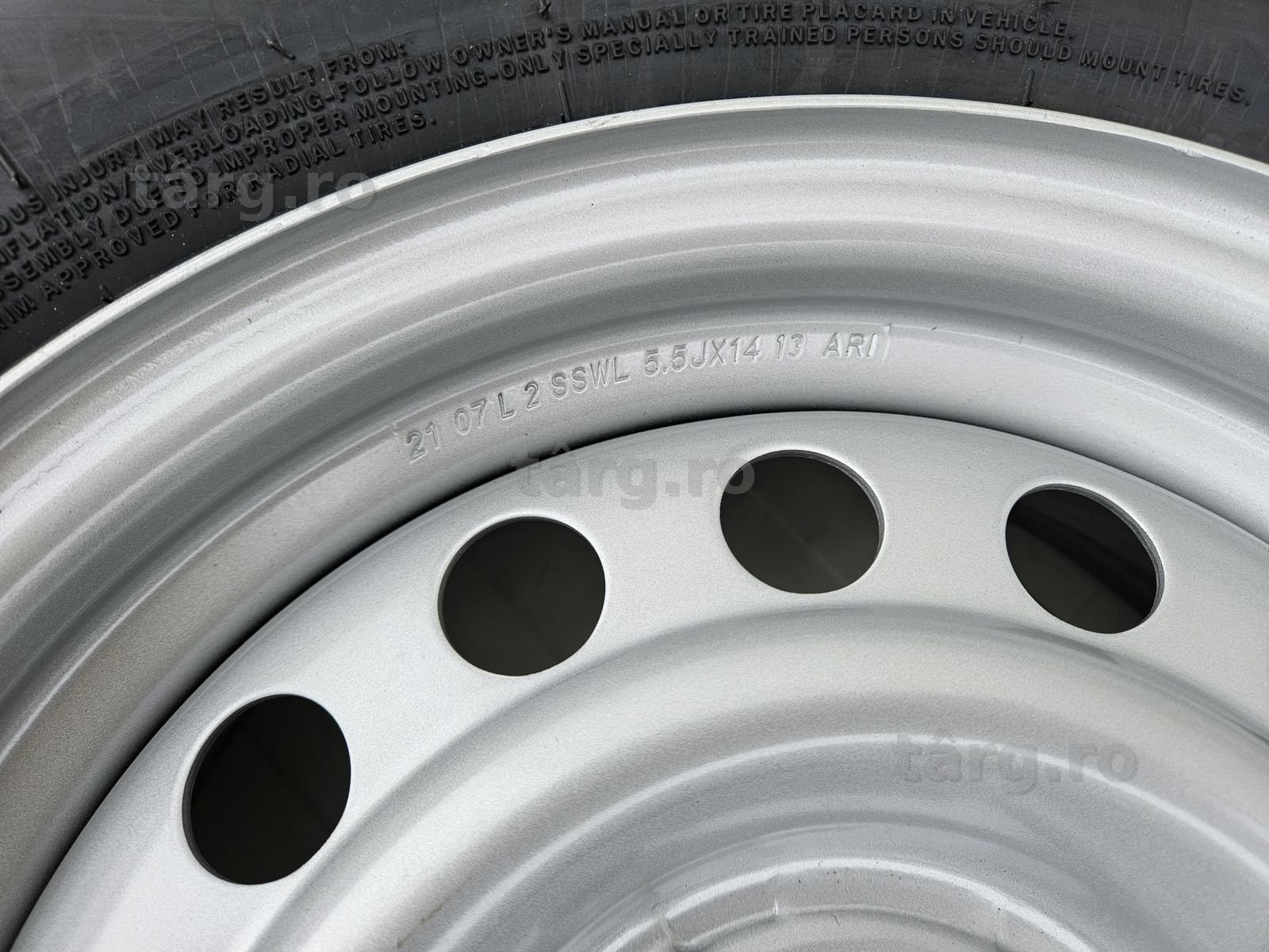 Roata completa 175 R14C, 99R, Anvelopa Security pe Janta 5.5Jx14 4