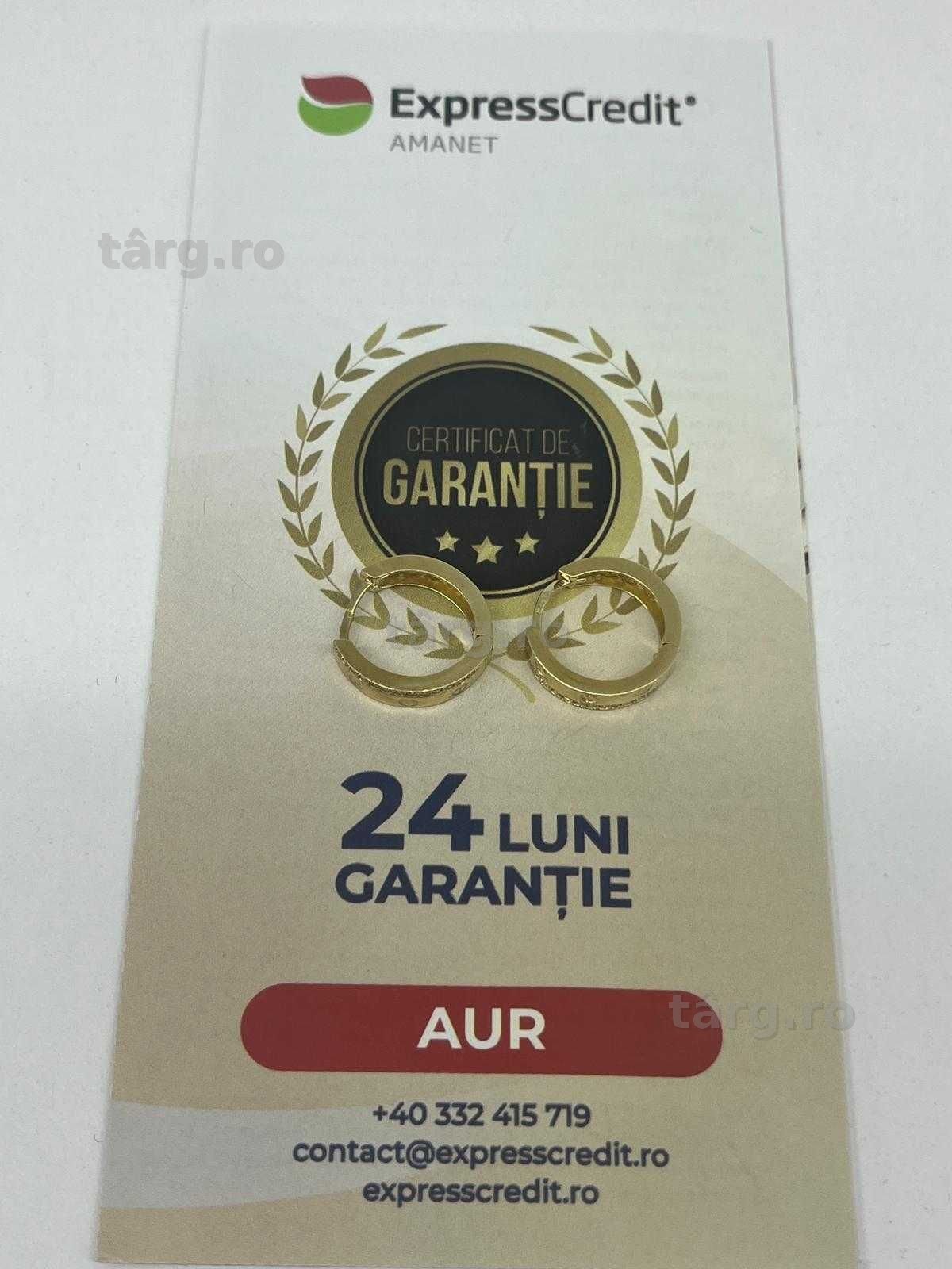Cercei 14k 3.20g ( Galata B8343.1 ) Garantie 2 ani!