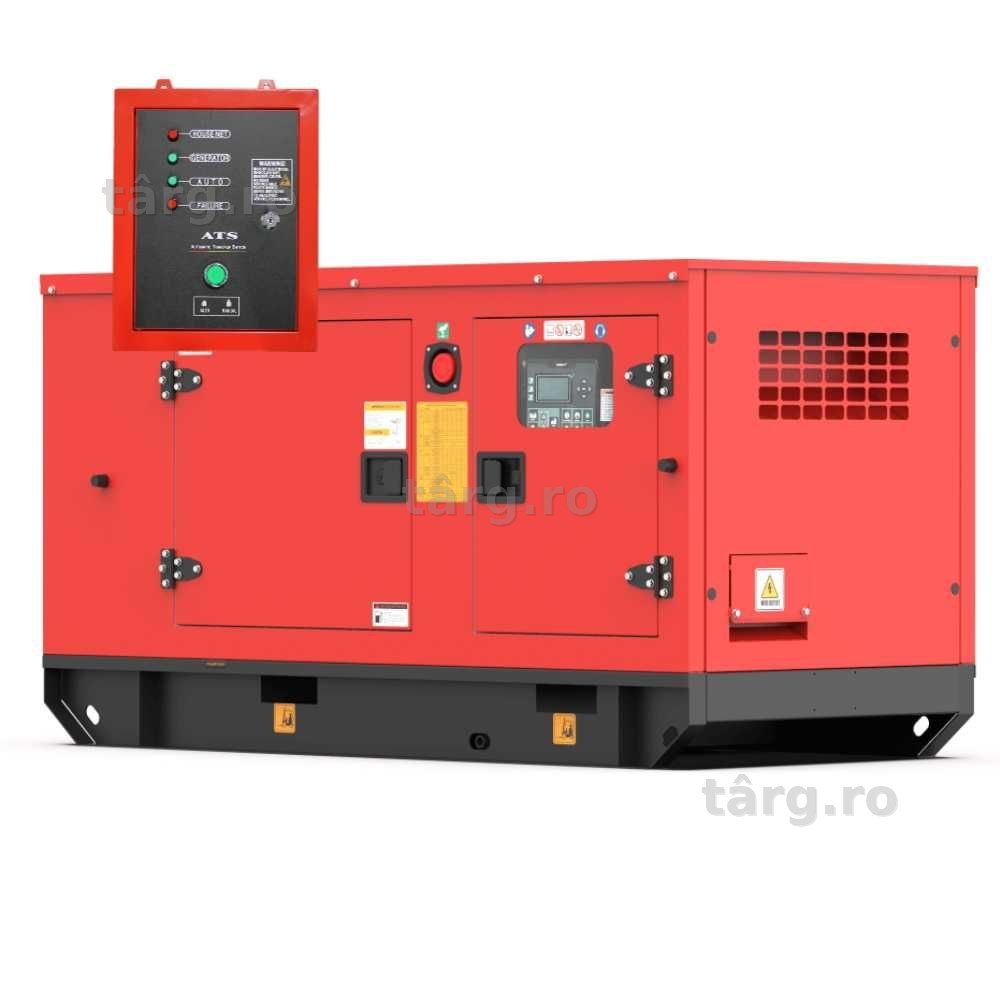 Generator insonorizat BISONTE BIKS40 ATS putere maxima 44 kVA 400V ATS inclus