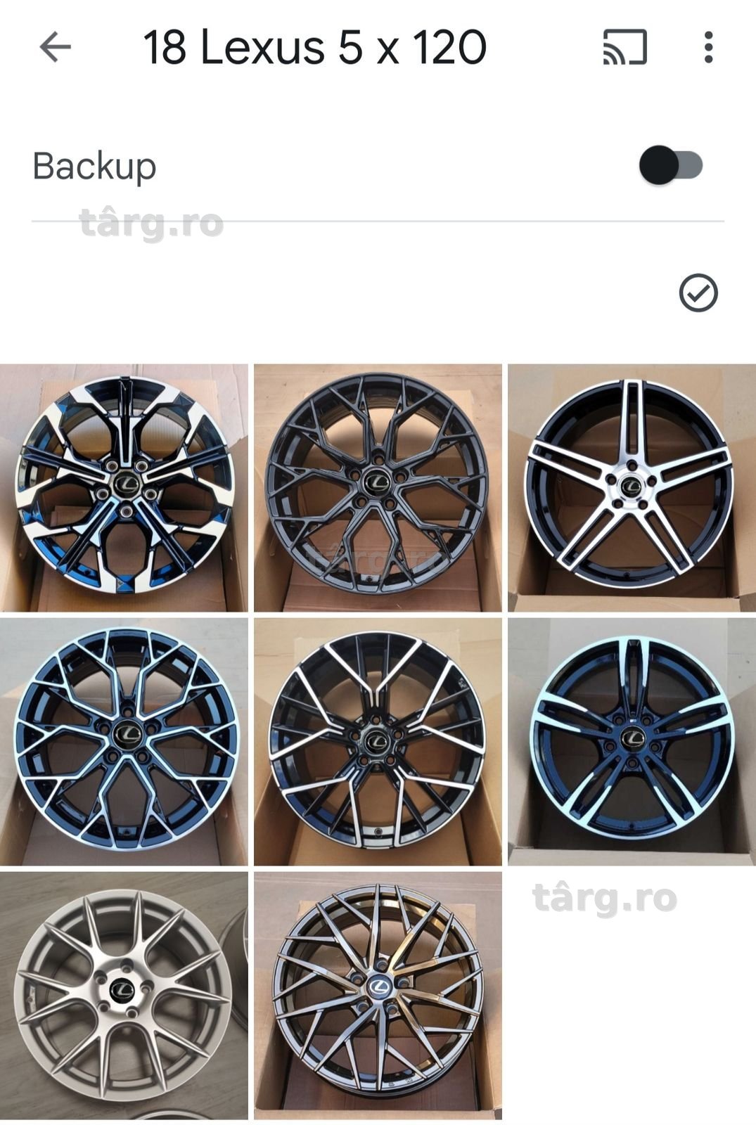 Jante 18 Lexus LS (XF40) | 2006 - 2017 | prindere 5x120