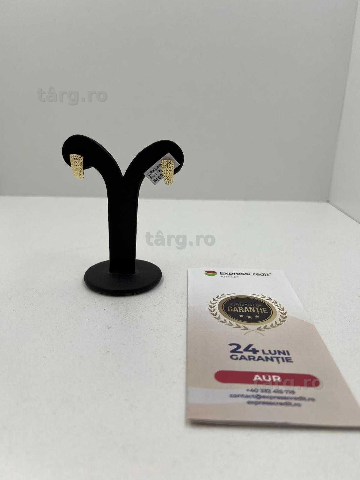 Cercei Aur 14K 1.91g (Ag25 Belvedere B.43490.2) Garantie 2 ani!