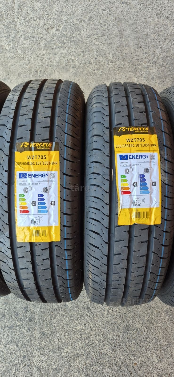4 anvelope M+S noi Tercelo 205/65/16C,dot 2025.Pretul este pe bucata. 2
