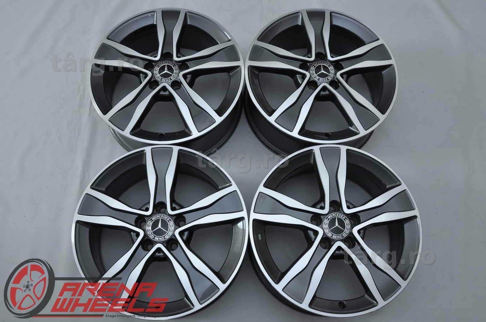 Jante 17 inch Originale Mercedes C-Class W205 S205 R17 ET48.5 Bicolor