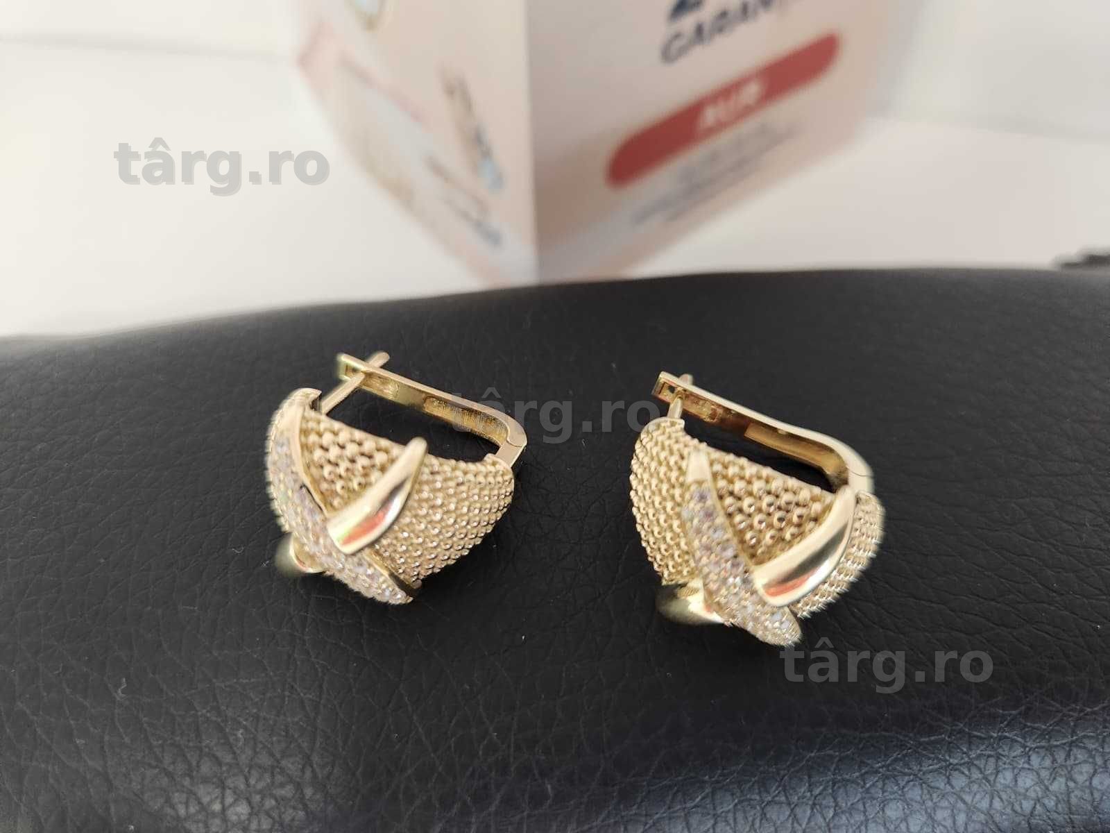 Cercei aur 14k 8.80gr( b68436.3/AG2 Tudor)- Garantie 2 ani! 2