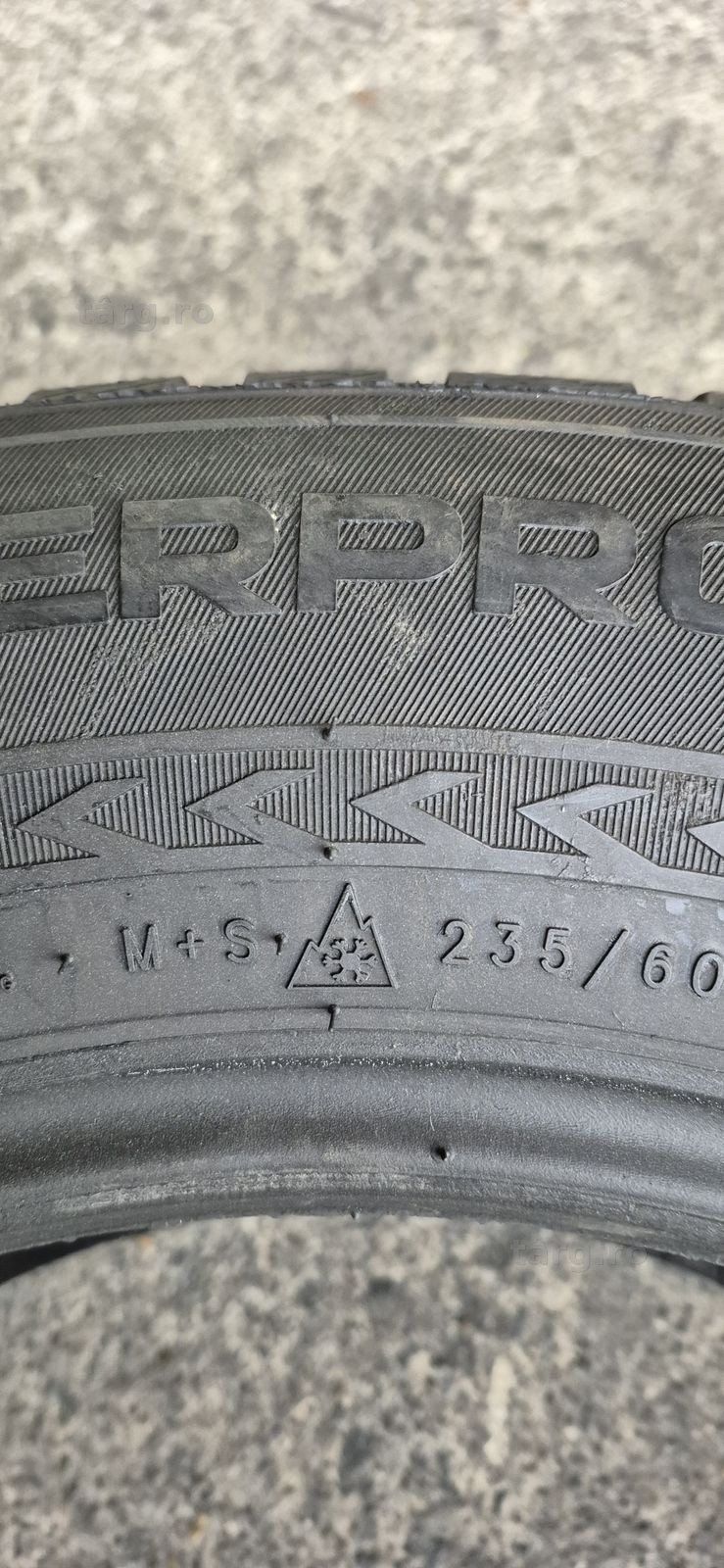 4 anvelope iarna Nokian 235/60/17,dot 2020.Pretul este pe bucata. 8