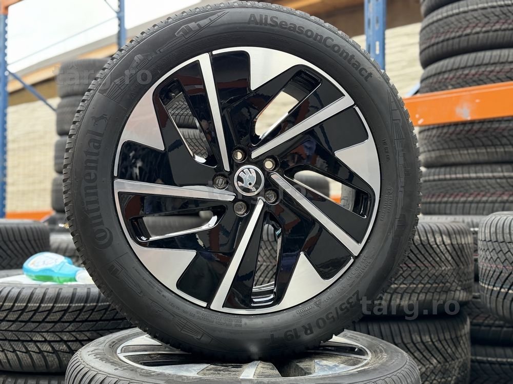 Jante 19 Anvelope Roti Originale Skoda KODIAQ  Anvelope 235/50 R19 100T Allsezon Continental Nou 0km