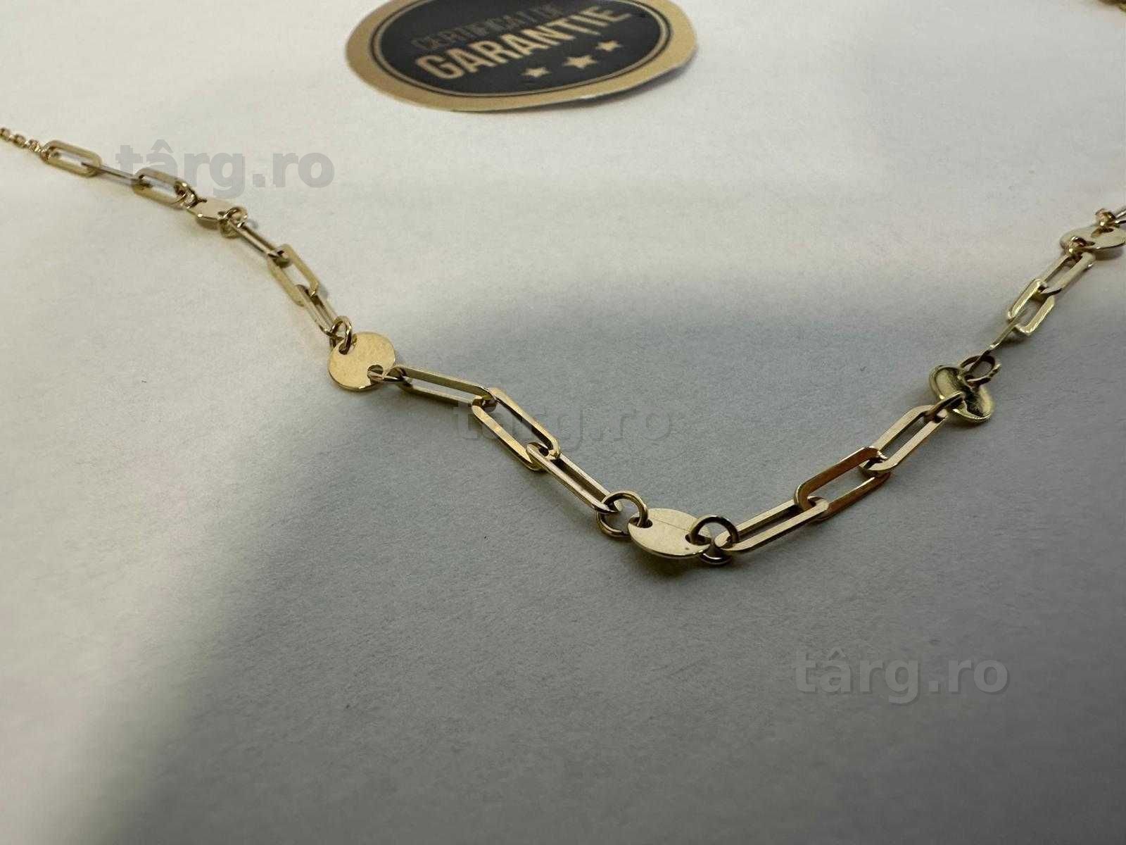 Lant aur 14k 2.32 g (ECA 39 / B.18630.6) Garantie 2 ani! 3