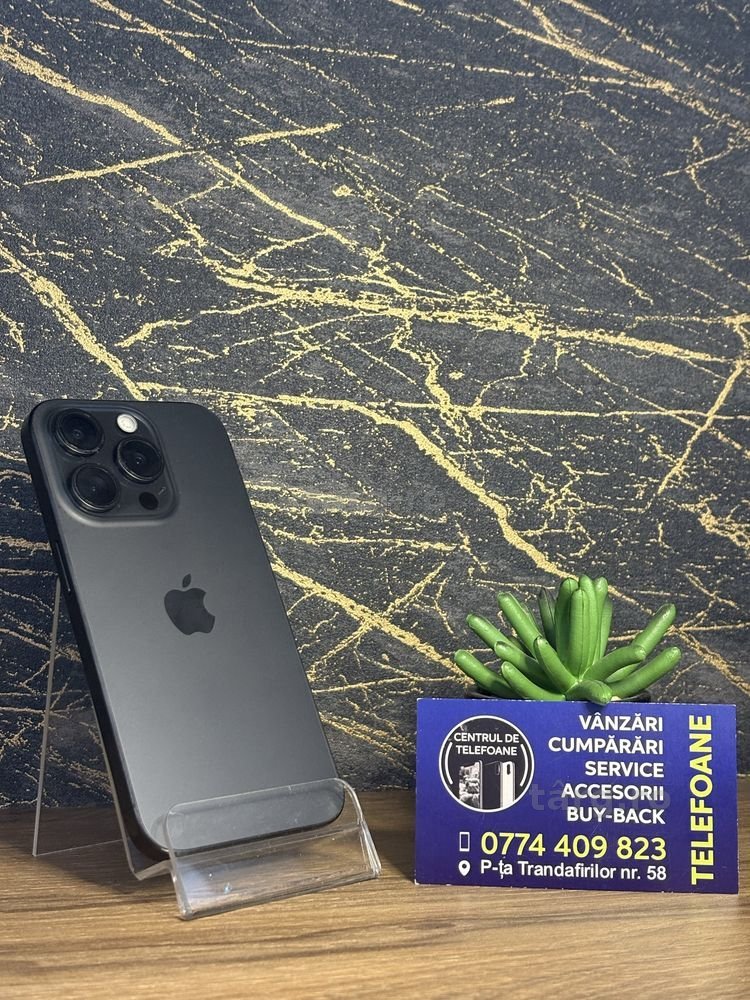 Iphone 15 Pro/128GB/2 ani Garantie Centrul de Telefoane/rate