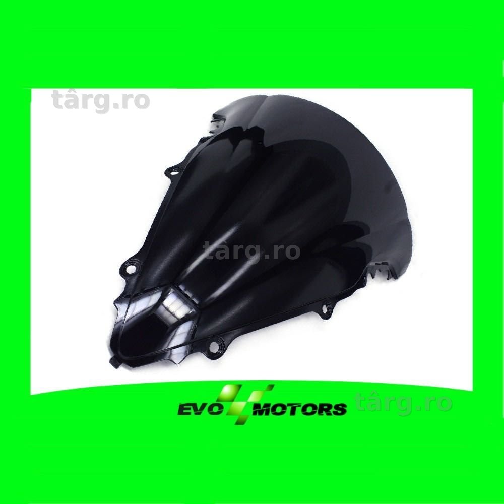 Parbriz Double Bubble Fumuriu Yamaha YZF R6 2003-2005 negru 2004 PB017