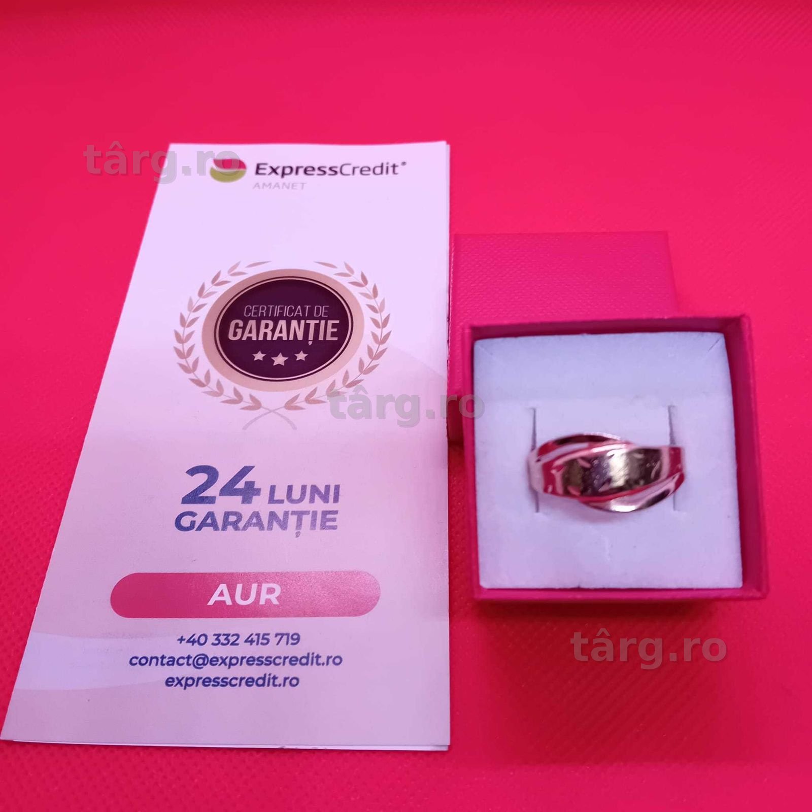 inel aur 14k 2.58 g (Ag4 Dacia B50682.1)-Garantie 2 Ani