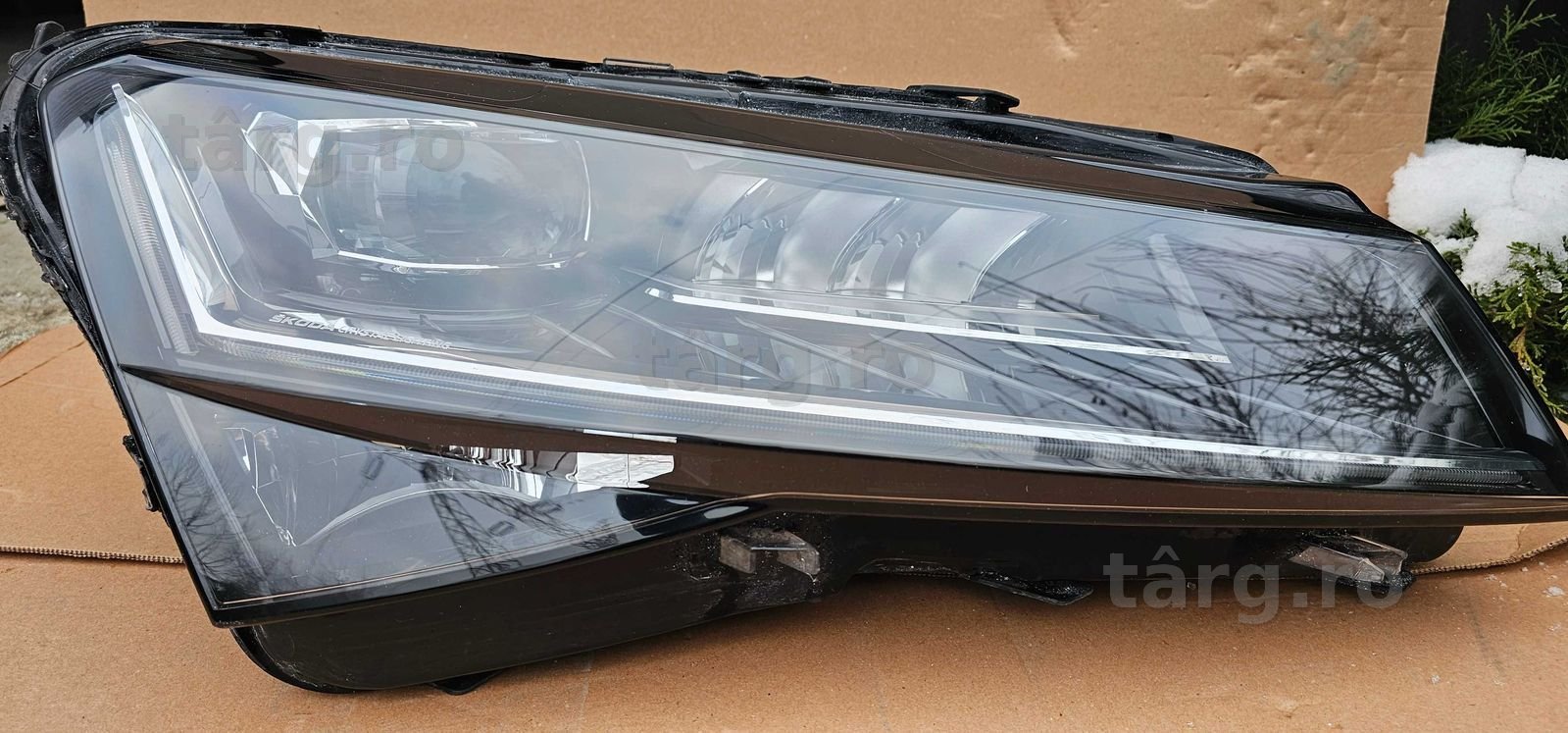 Far dreapta Full Led Skoda Superb 3 Facelift Crystal Lighting 2019 +