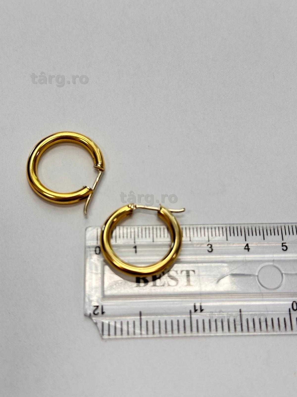 Cercei aur 18K 3.07g (AG13 B55490.4) - Garantie 2 Ani! 3