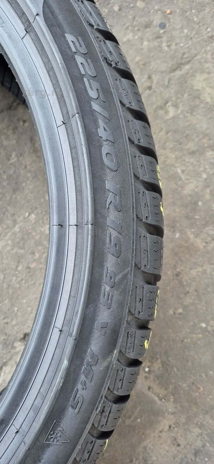 4 anvelope iarna ca noi Pirelli 225/40/19.Pret/bucata. 6