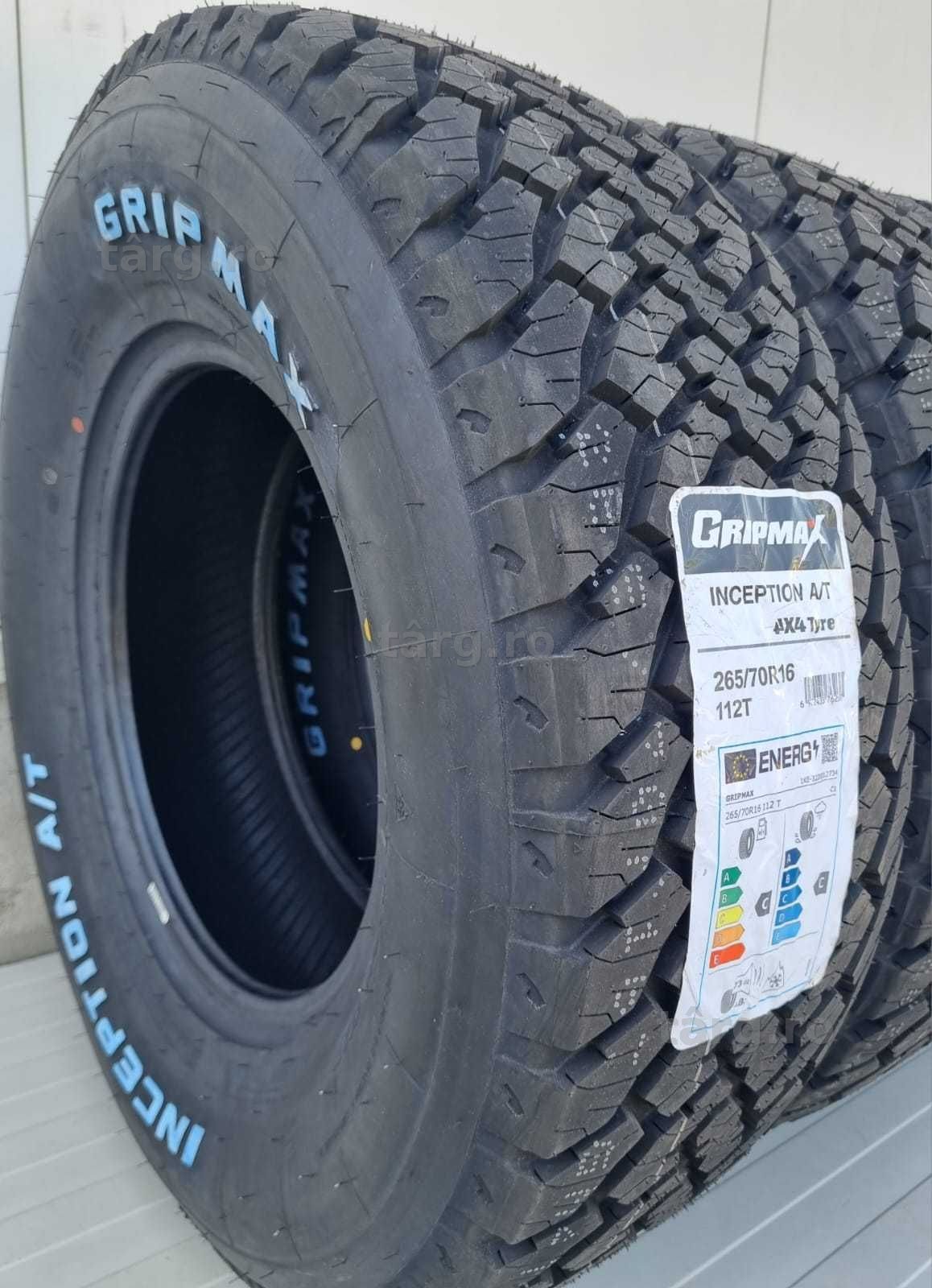 265/70 R16, 112T, GRIPMAX, Inception All Terrain, Anvelope mixte M+S 3