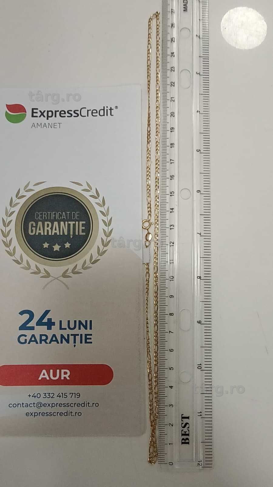 [AG24 Harlau B.45915.1] Lant aur 18k 3.28gr - Garantie 2 ani! 4