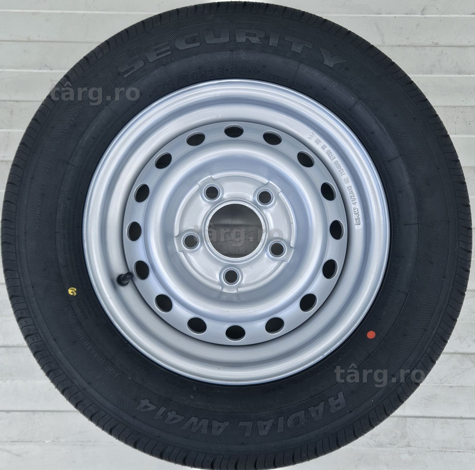 Roata compl remorca 175/70 R13, Anvelopa SECURITY Janta SRW 4.5jx13 2