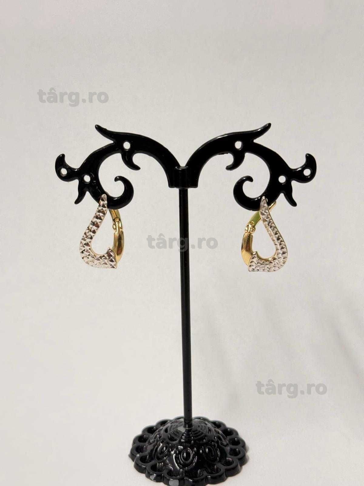 Cercei aur 14K 3.29g (B.61698.2 Tatarasi) Garantie 2 ani 3