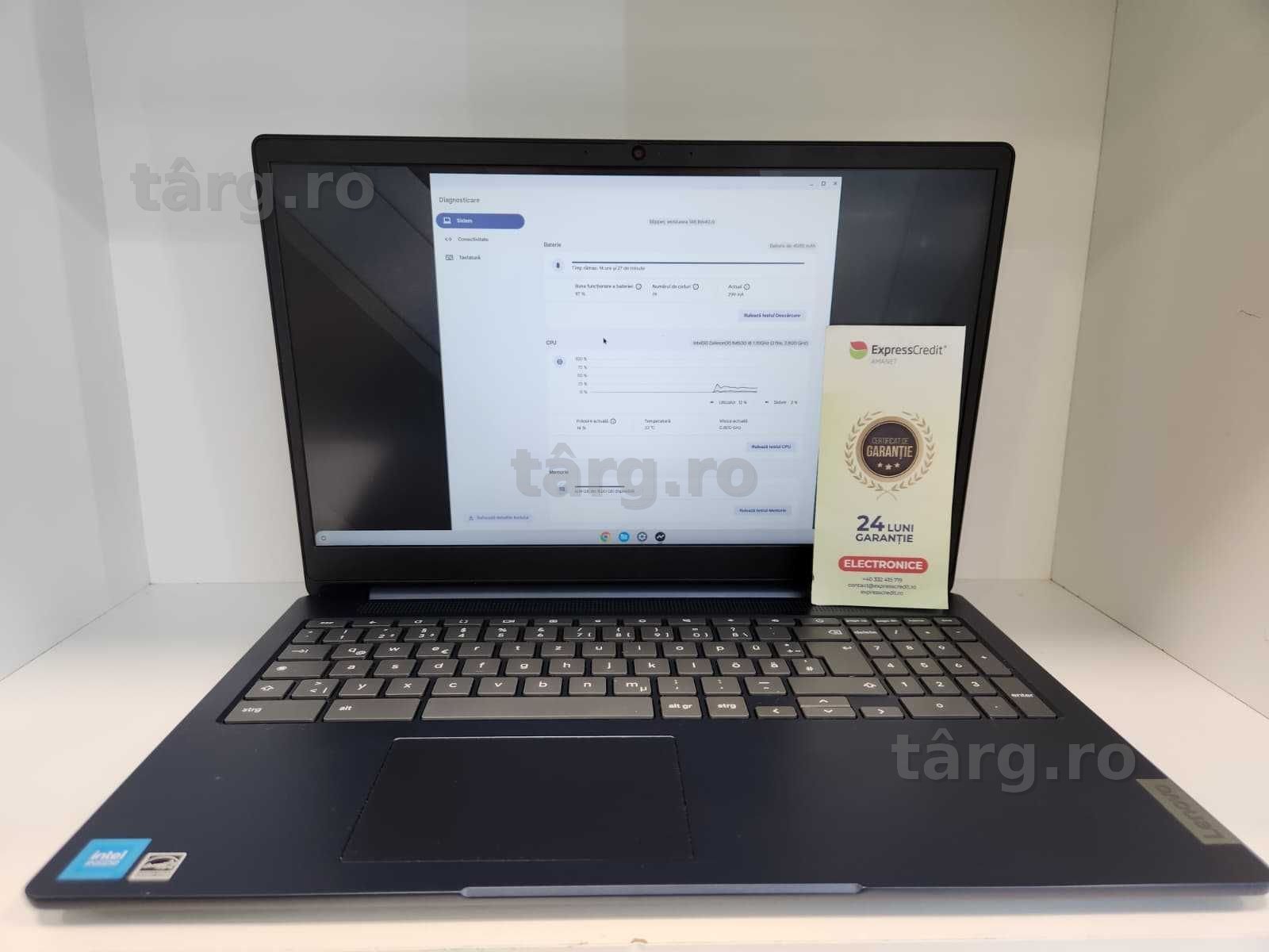 Laptop Chromebook Lenovo IdeaPad 3 15IJL6 (Ag8 Tudor/B74387) – Garantie 2 Ani!
