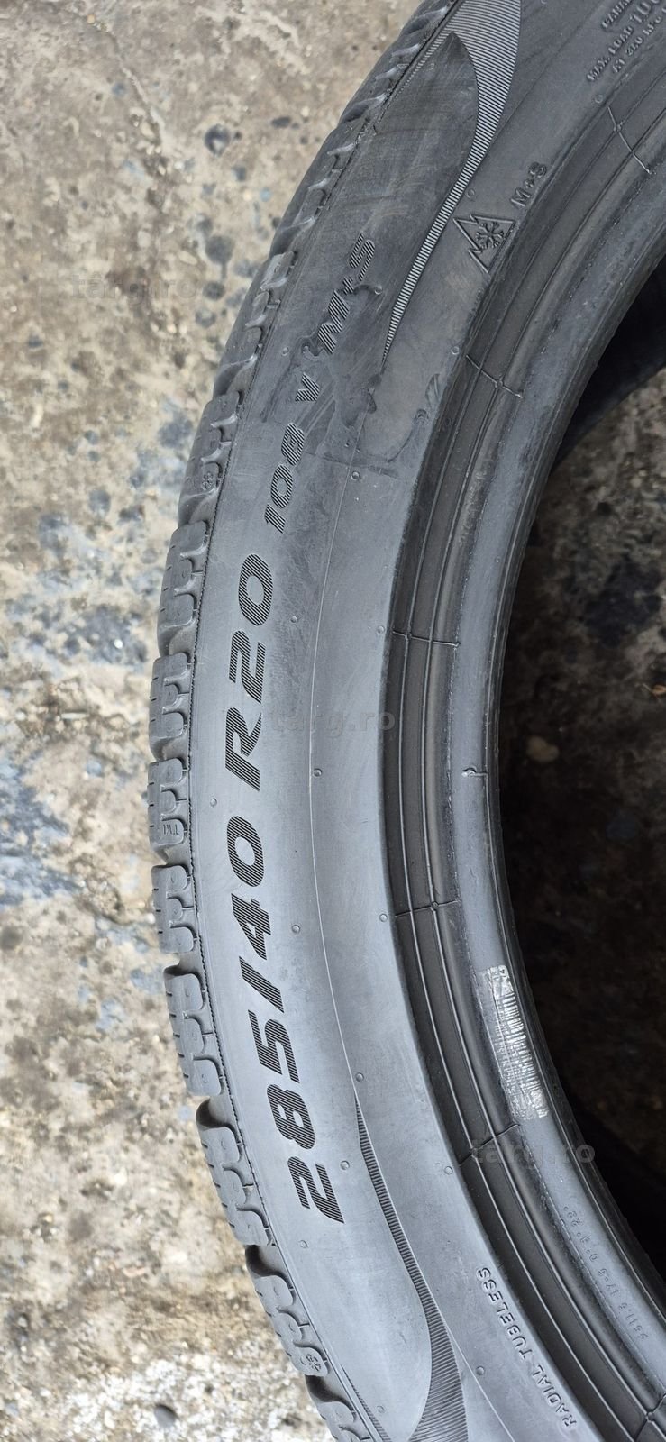 2 anvelope iarna Pirelli 285/40/20,dot 2020.Pretul este pe bucata. 5
