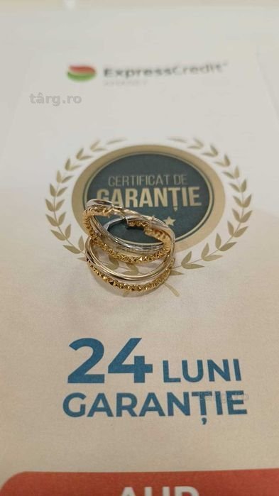 Cercei aur 18K 2.79gr (Ag24 Harlau b.45319.1) - Garantie 2 ani! 2