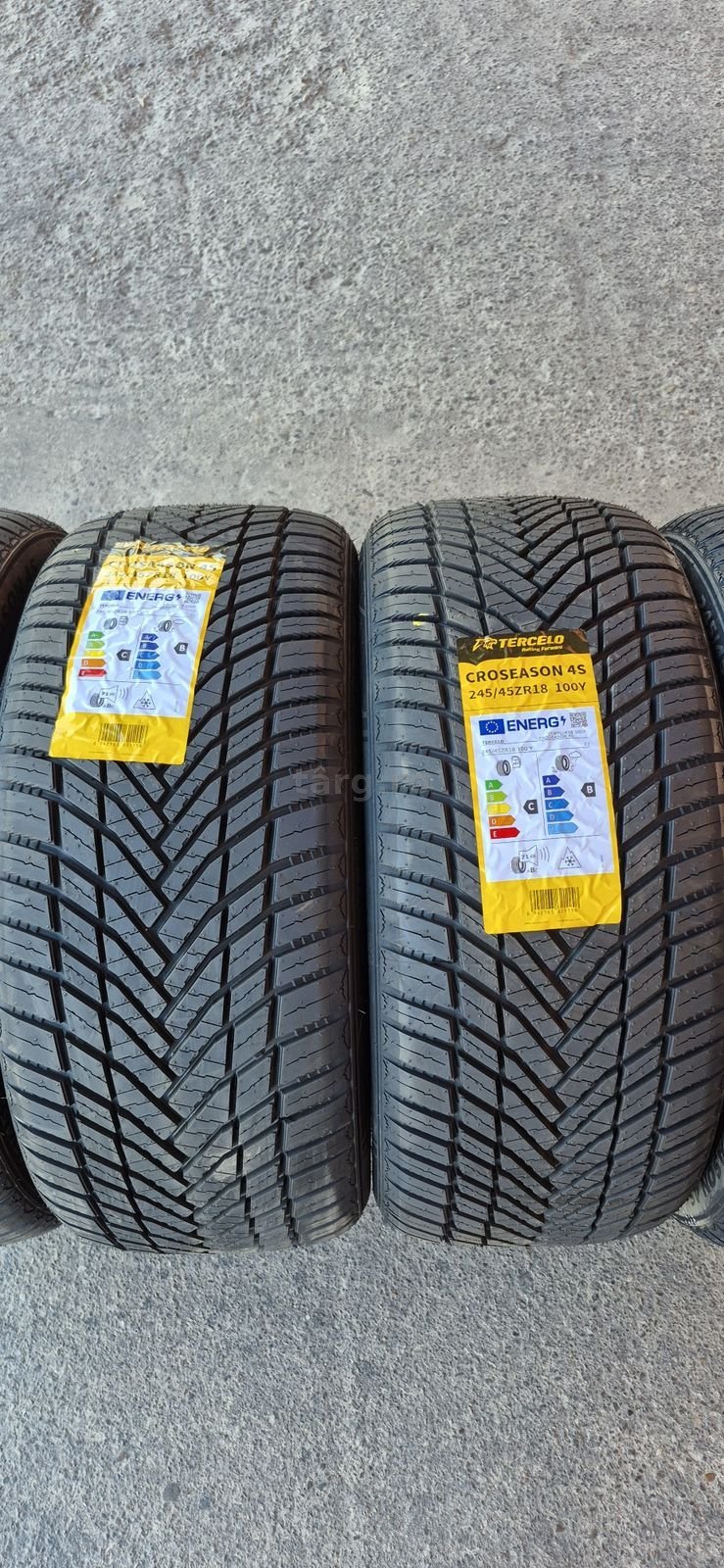 4 anvelope M+S noi Tercelo 245/45/18,dot 2025.Pretul este pe bucata. 2