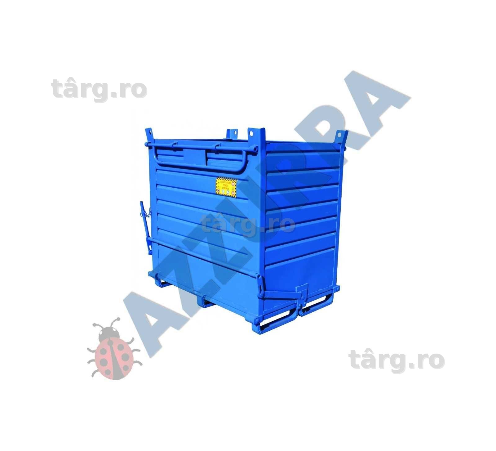 CONTAINER metalic fund basculant 2 tone