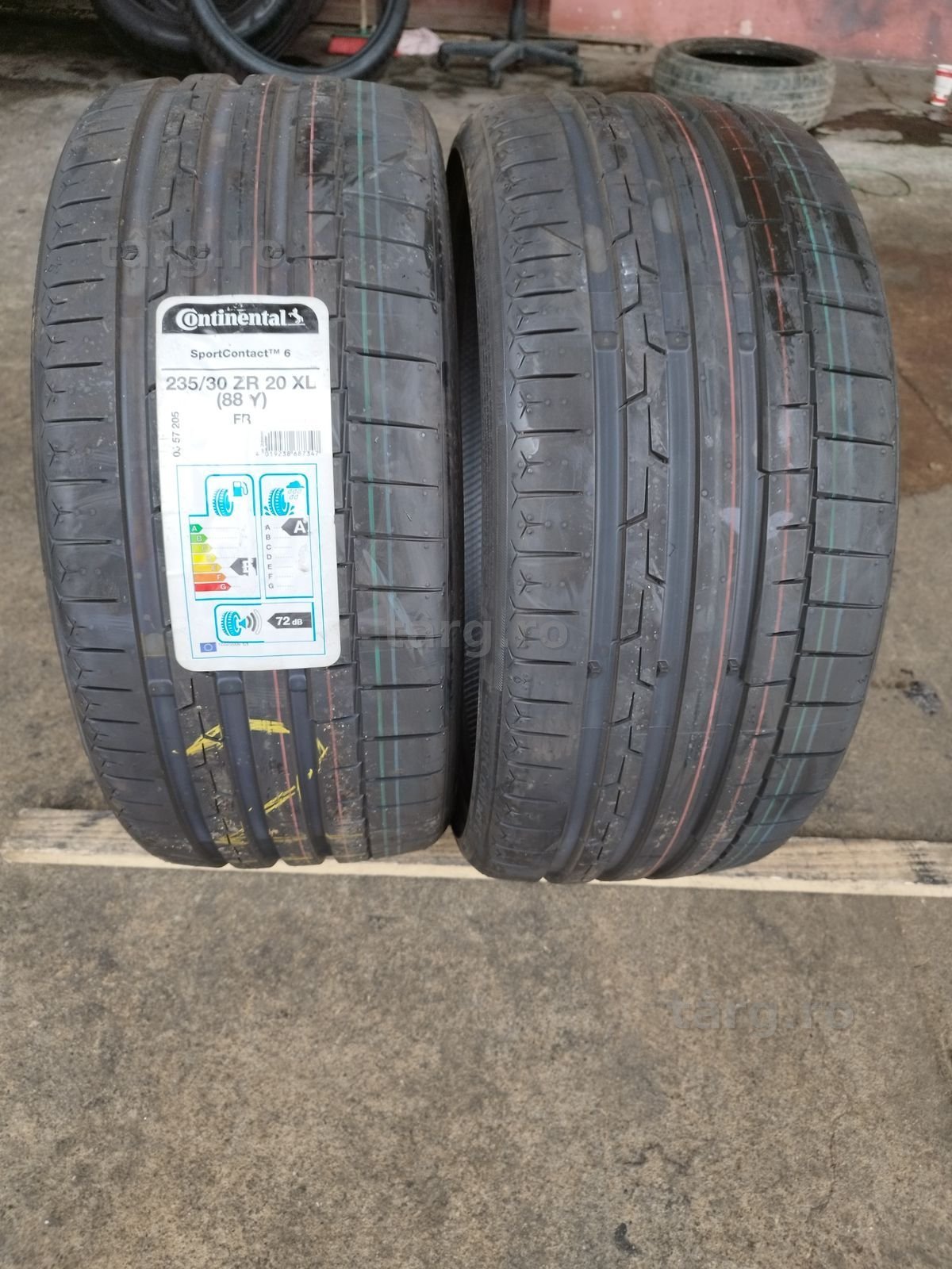 2 anvelope de vară noi  Continental ContiSportContact6  235/30/20