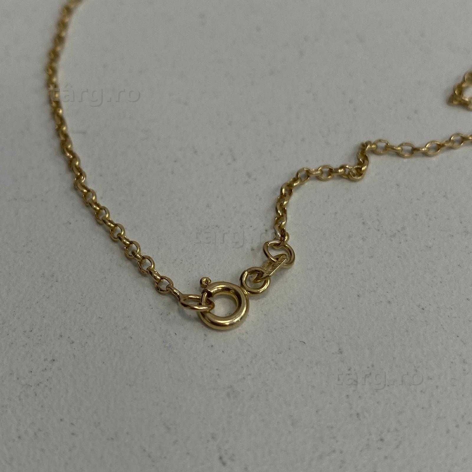 Lant aur 14k 5.24 (Ag13 55980.1) Garantie 2 ani! 3