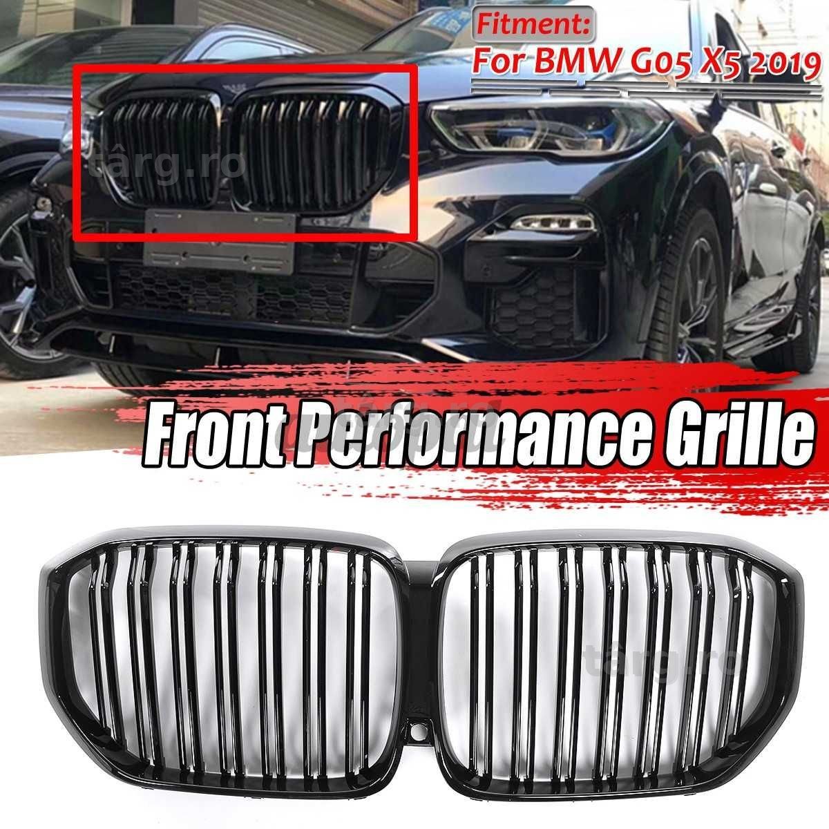 Grila dubla BMW X5 G05 19-20 M Performance Negru Lucios