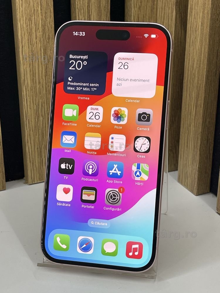 Iphone 15 128Gb 77% baterie Garantie / Factura #60172