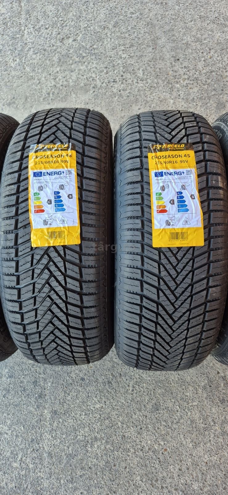 4 anvelope M+S noi Tercelo 215/60/16,dot 2026.Pretul este pe bucata. 2