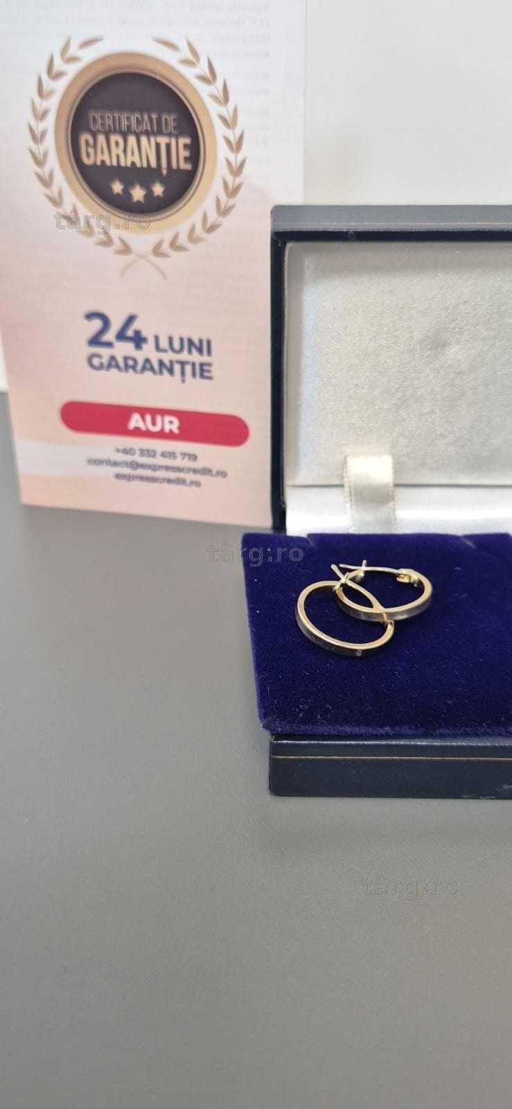 (AG46) Cercei aur 14K B.4616.4